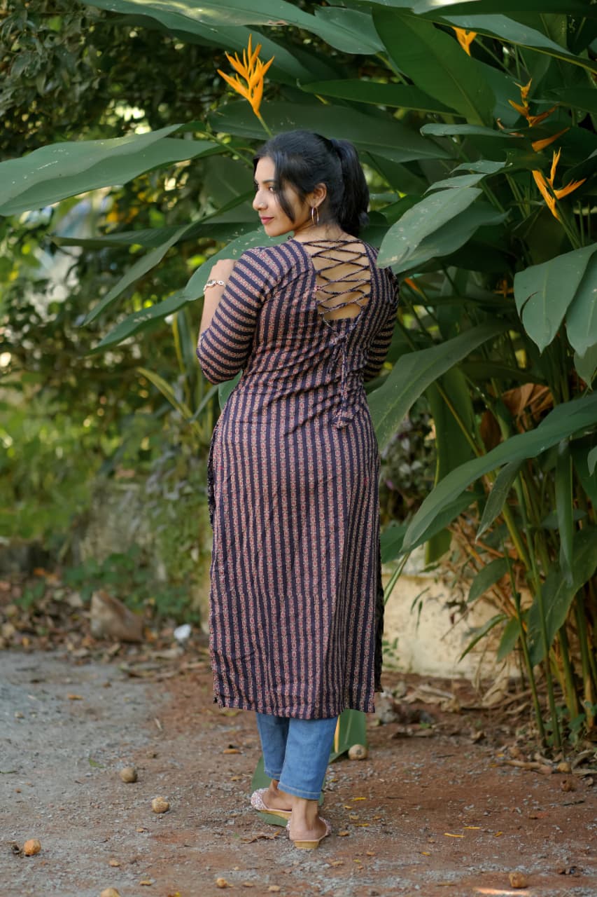 Pure Cotton Slitted Kurti