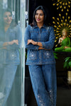 DENIM CORD SET