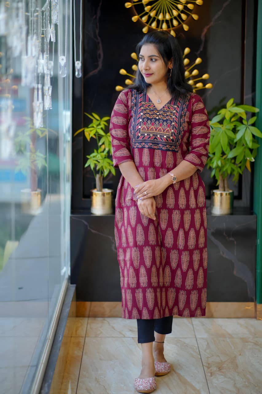 Elegant Ethnic Printed kurti collection