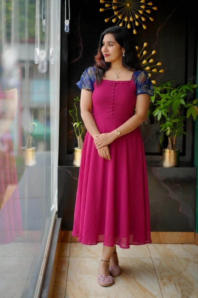 Vogue Flare Georgette Frock