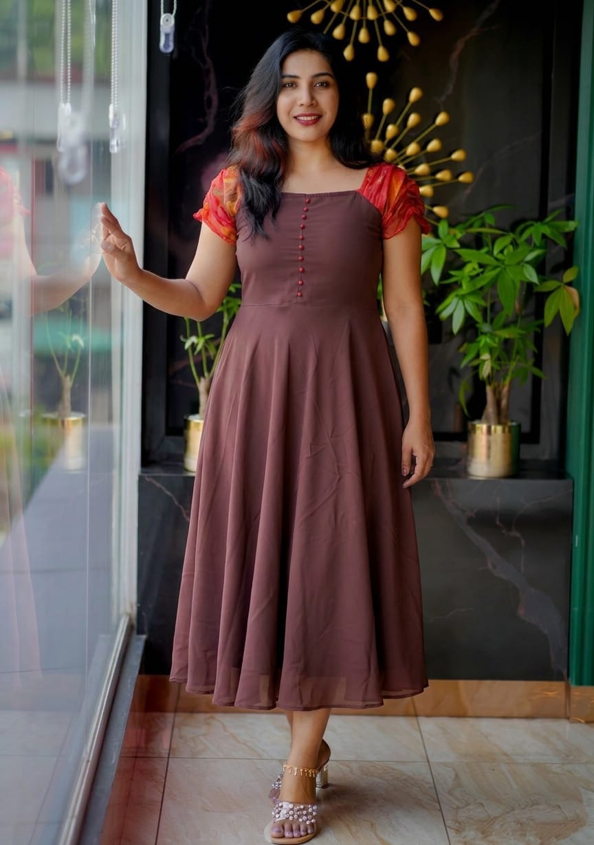 Vogue Flare Georgette Frock