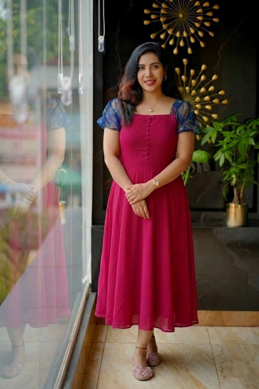 Vogue Flare Georgette Frock