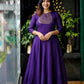 Aura Designer Handwork Silk Flared Frock