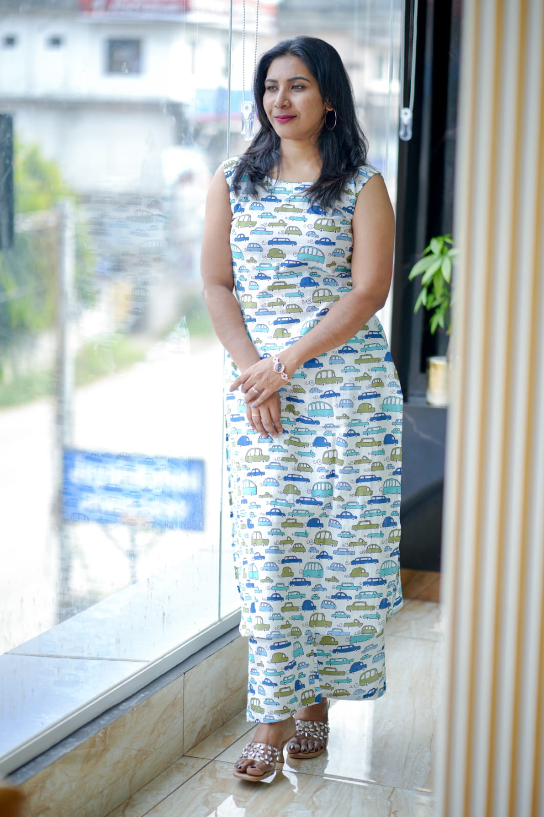 Pure Cotton Sleeveless Cord set