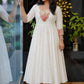 Chanderi Flare With Tissue Rose Umbrella Suit