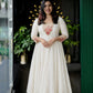 Chanderi Flare With Tissue Rose Umbrella Suit