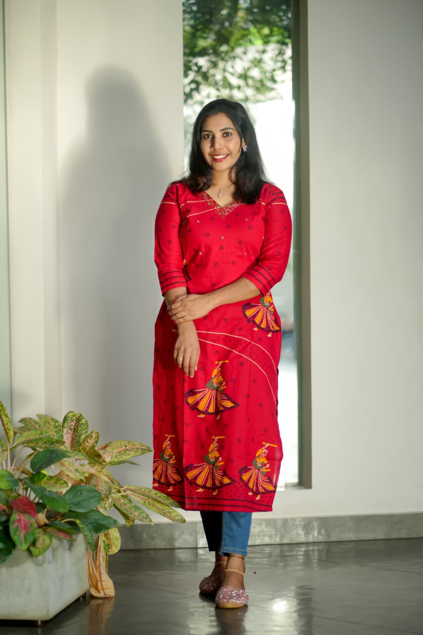 Cotton Slitted Kurti