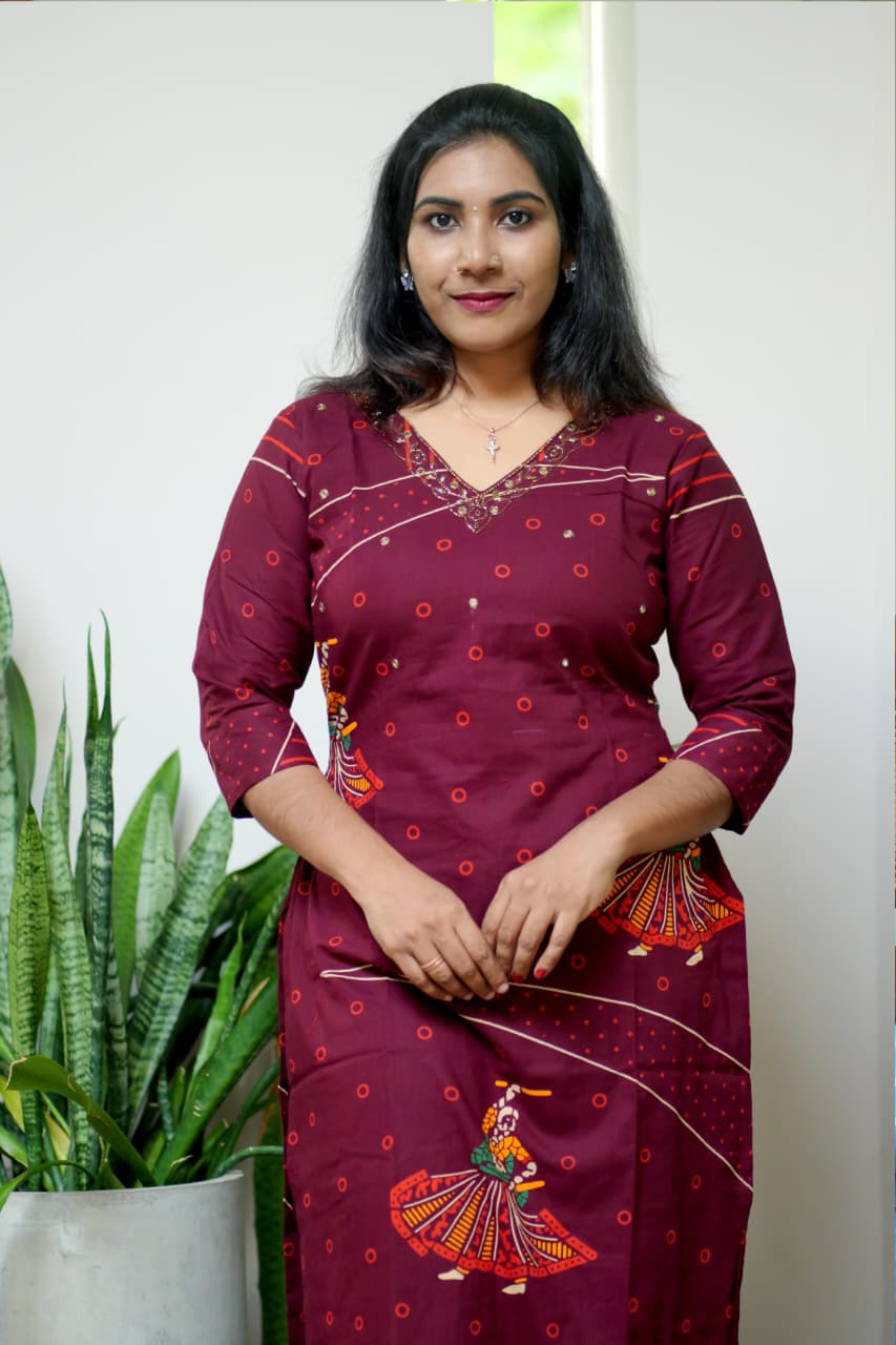 Cotton Slitted Kurti