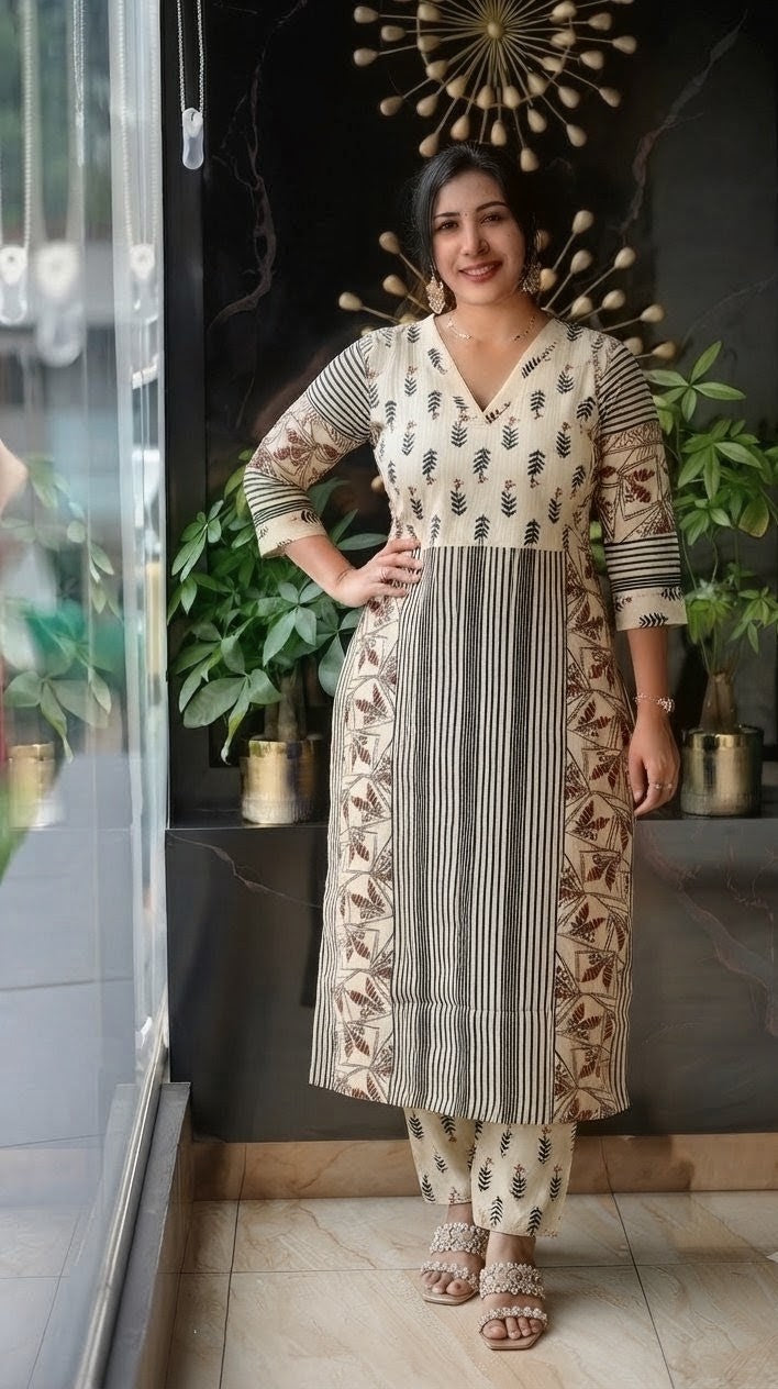 Grace & Comfort: Everyday Printed Cotton Co-Ord
