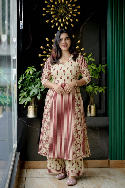 Grace & Comfort: Everyday Printed Cotton Co-Ord