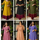 Graceful V-Spliced Flair A-Line Dress