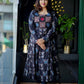 Premium Cotton Block-Printed Flared Anarkali Kurta
