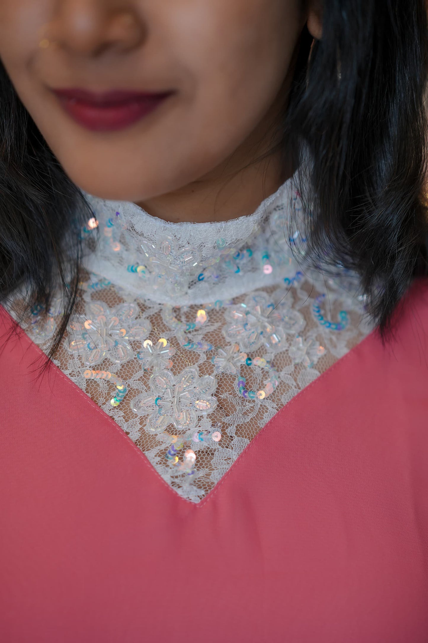 Georgette A Line Frock in Variety Colors