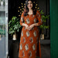 Traditional Kalamkari Inspired Straight Cotton Kurta