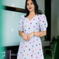 Kaanthari Mix Heart-Print Cotton Frock