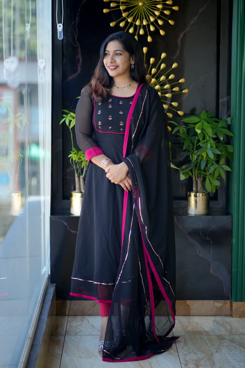 Georgette partiwear set