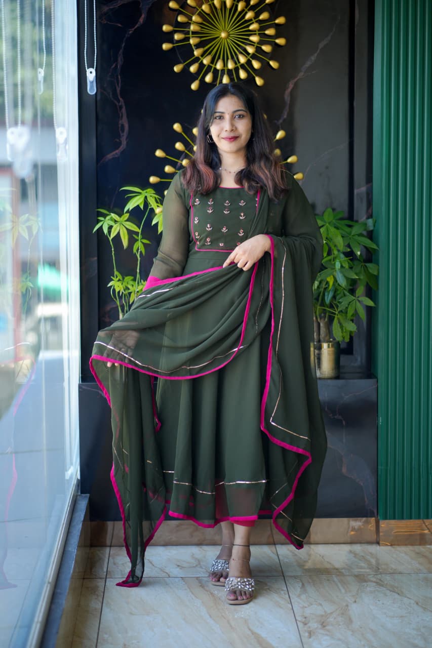 Georgette partiwear set