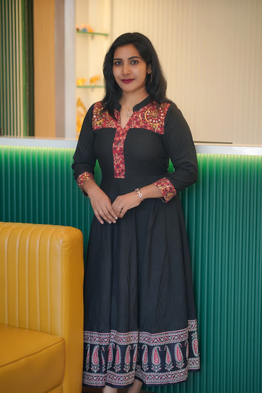 Beautiful Rayon Umbrella Kurti