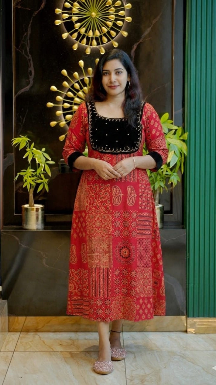 A LINE KURTI