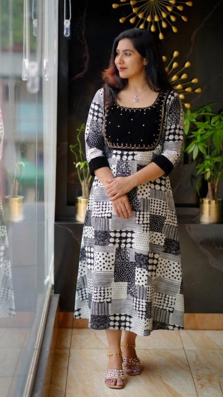 A LINE KURTI