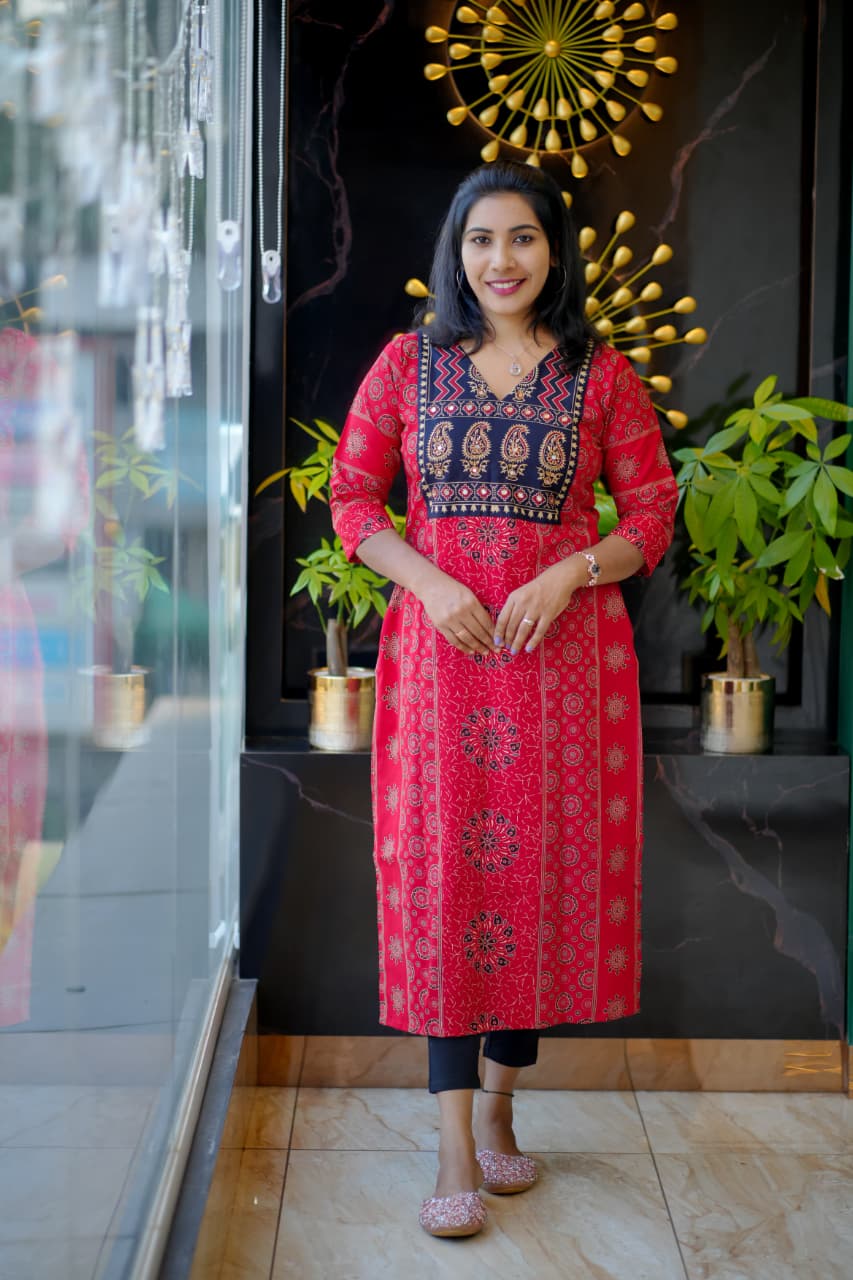 Elegant Ethnic Printed kurti collection
