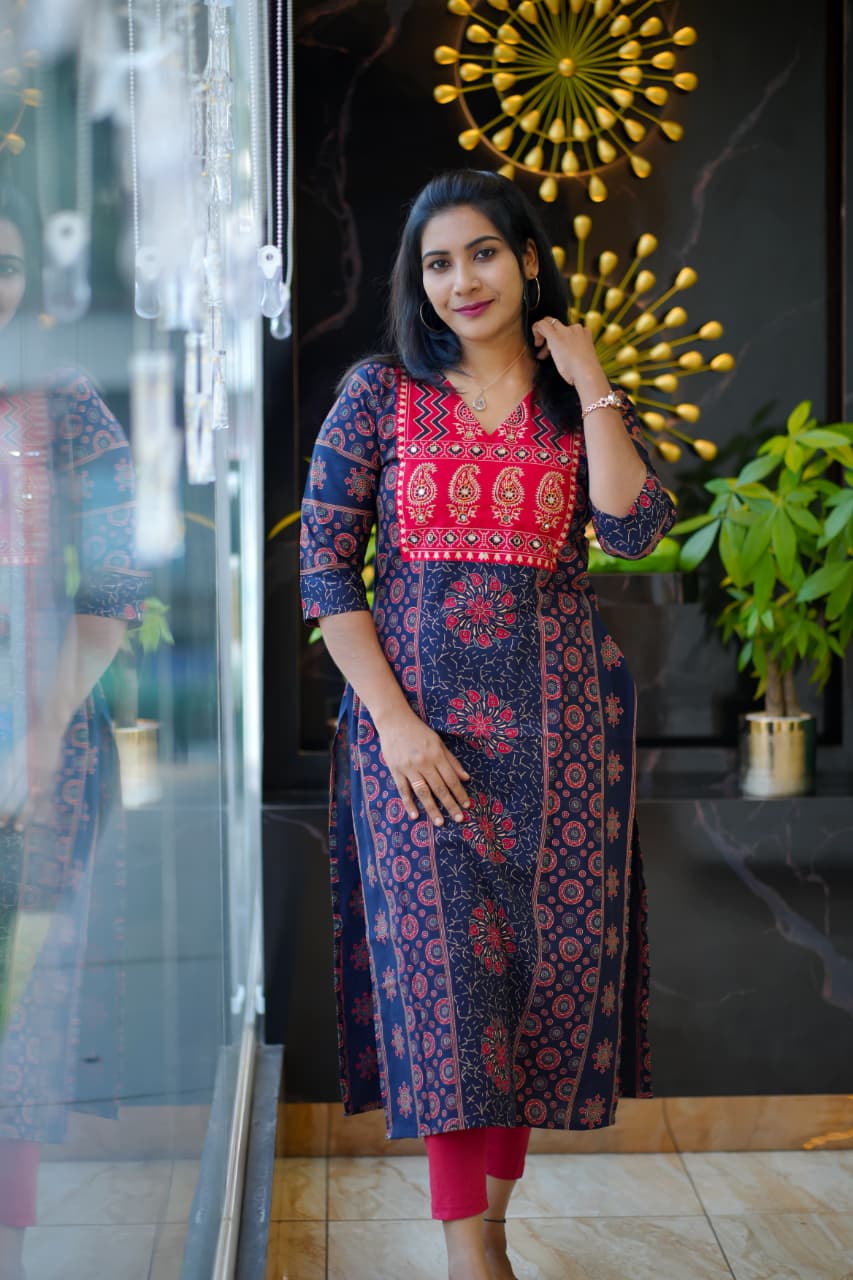 Elegant Ethnic Printed kurti collection