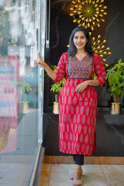 Elegant Ethnic Printed kurti collection