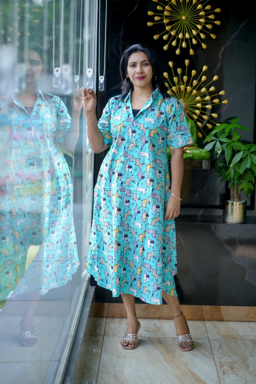 COTTON PRINTED FROCK