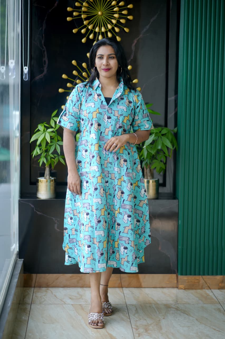 COTTON PRINTED FROCK