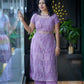 Georgette Slitted Kurti 2 Piece Set