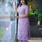 Georgette Slitted Kurti 2 Piece Set