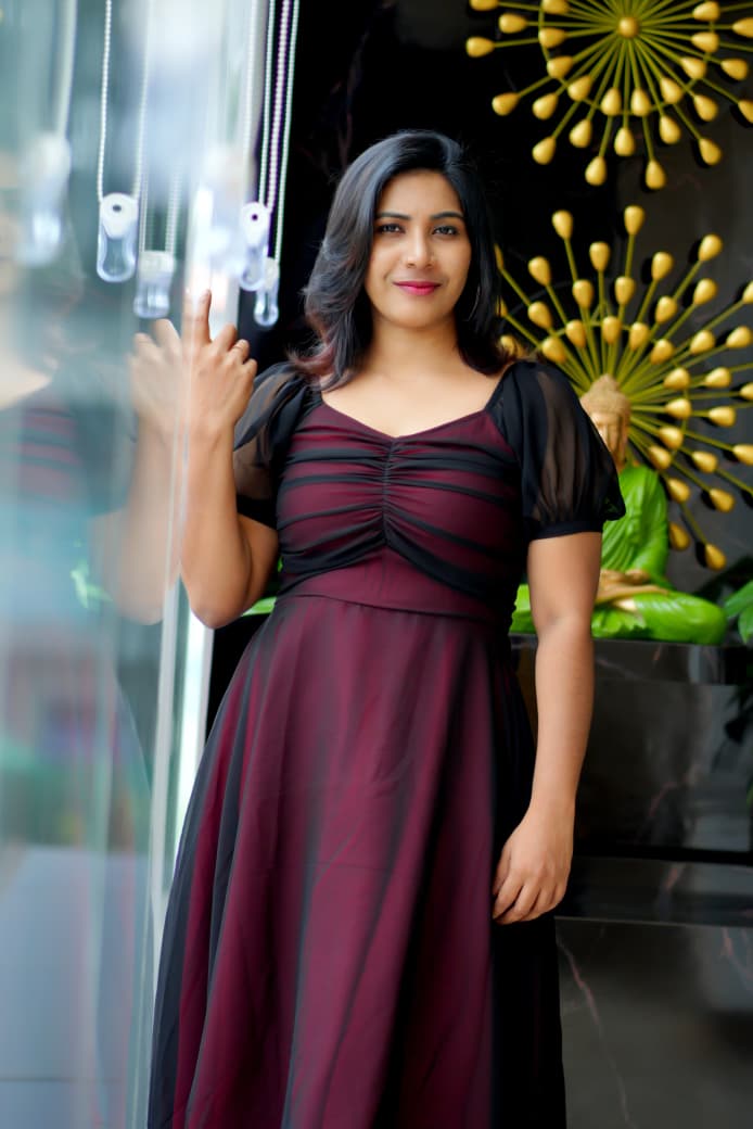 Georgette Umbrella Frock with Variety Colors