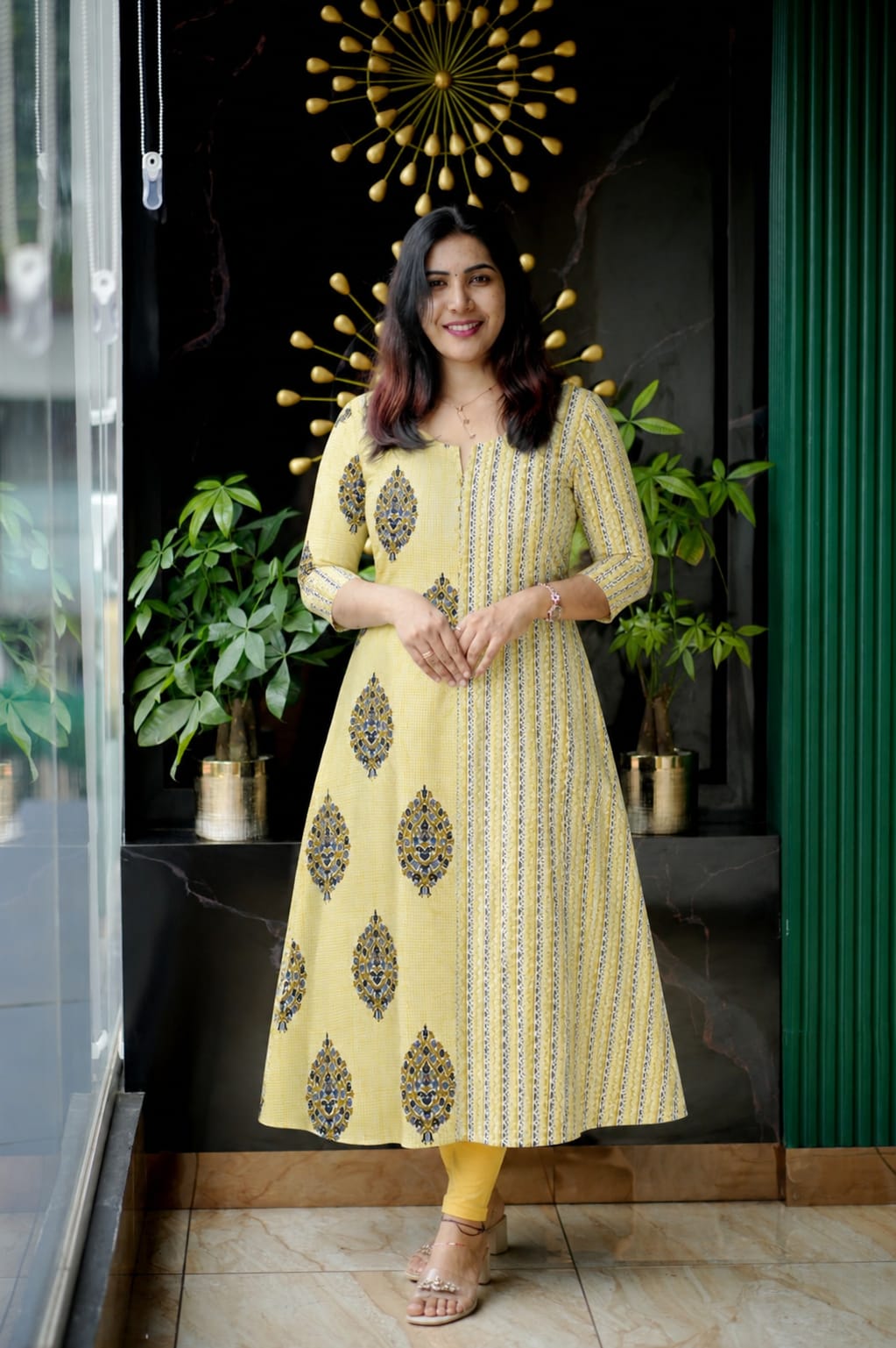 Radiant Charm A-Line Cotton Kurta