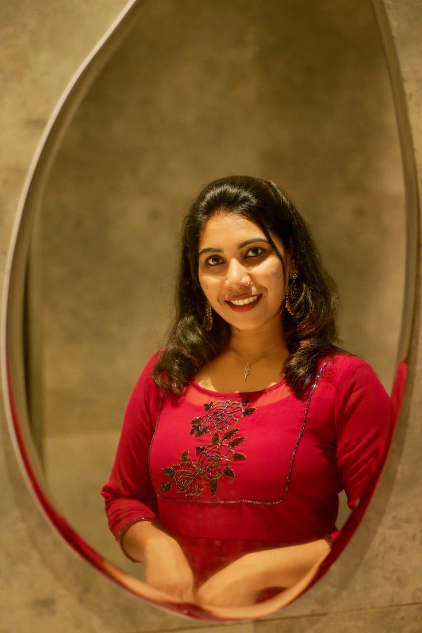 Georgette Hand worked Umbrella Top