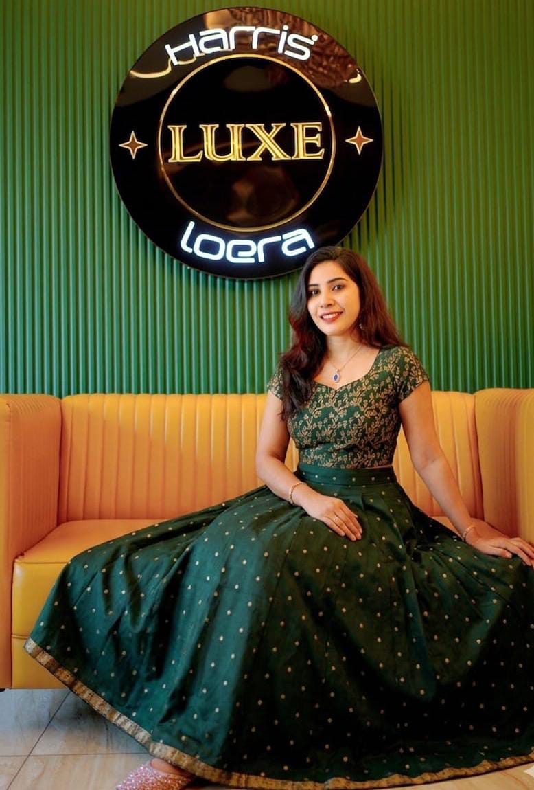 Elegant Ethnic Brocade Skirt and Crop Top Set with Golden Booti Work