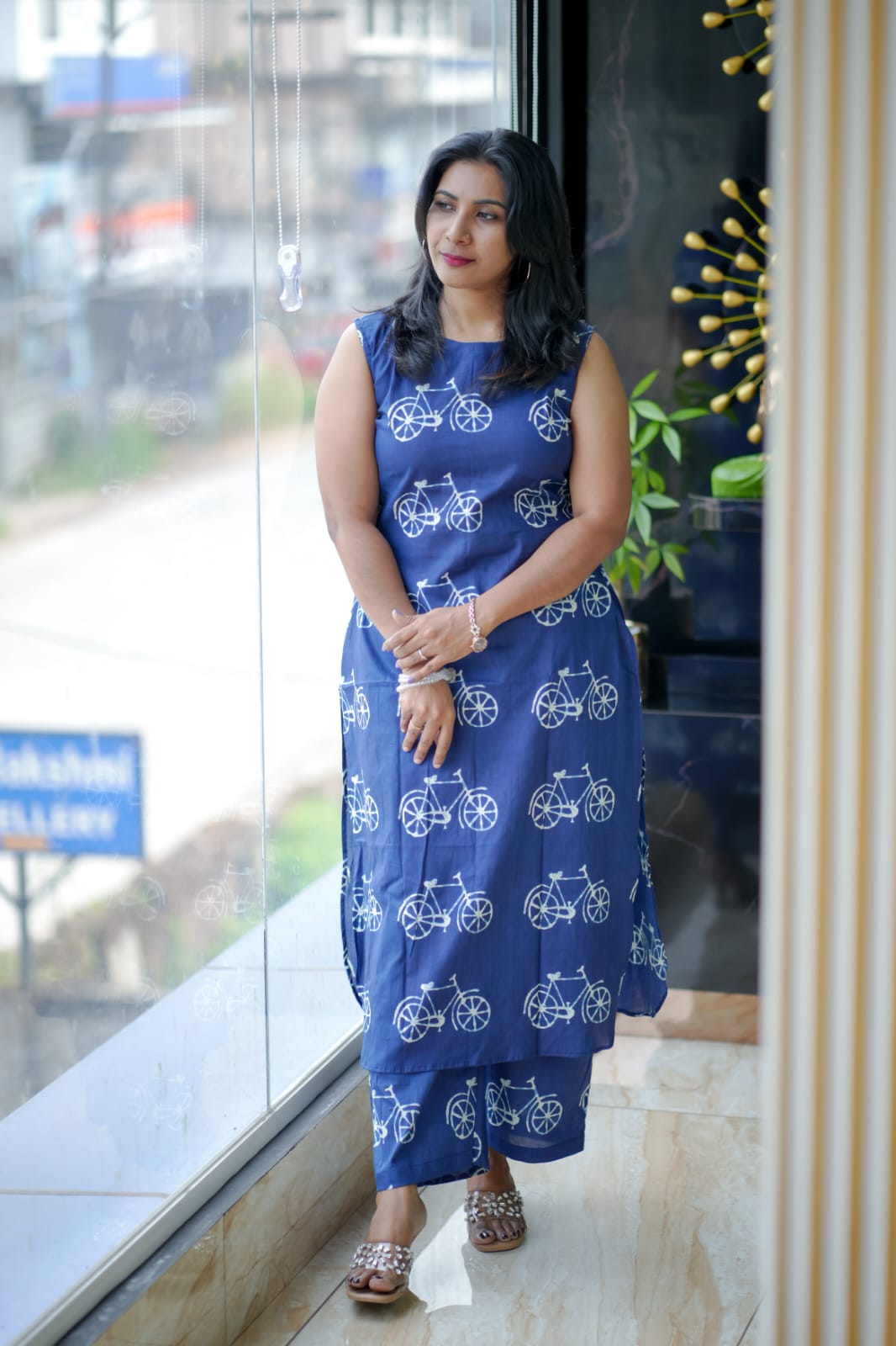 Pure Cotton Sleeveless Cord set