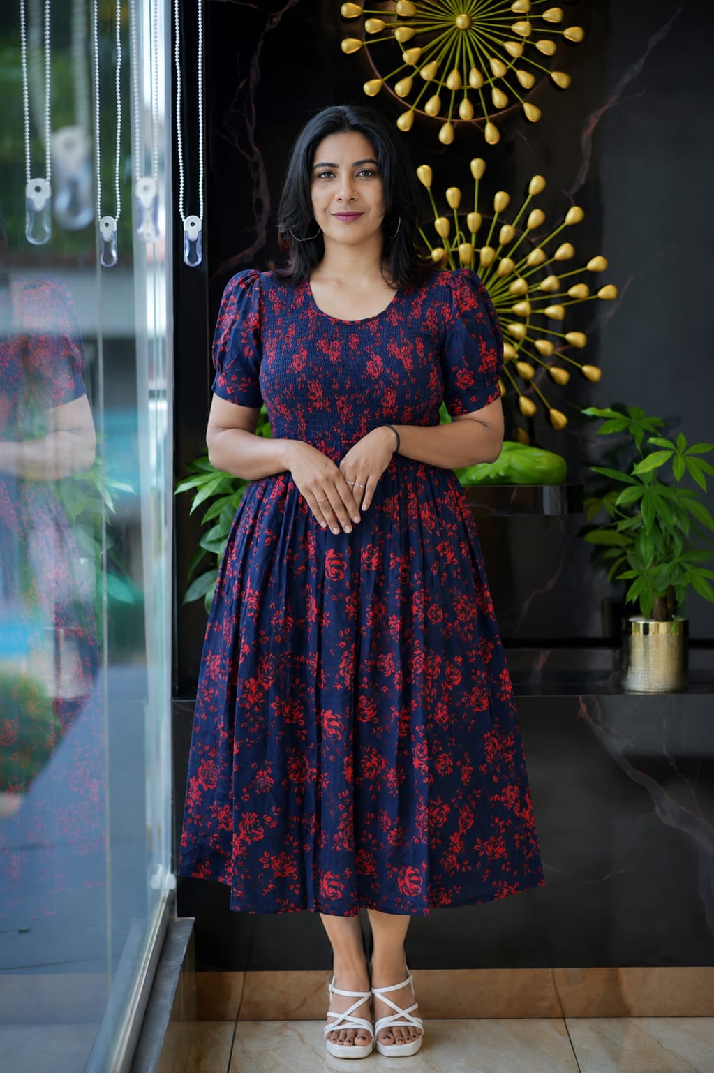 Trendy Floral Rayon Frocks – Comfortable & Stylish Daily Wear! ✨🌸